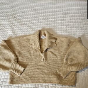Princess Polly Beige Cowl Neck Sweater